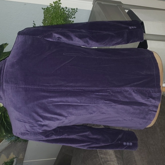 Velvet Purple Blazer - Picture 5 of 6